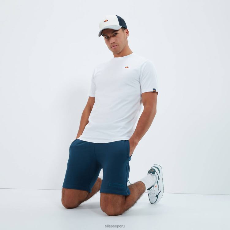 hombres camiseta chelo ropa Ellesse blanco PZZNT381