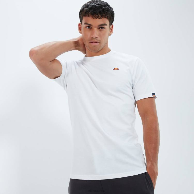 hombres camiseta chelo ropa Ellesse blanquecino PZZNT380