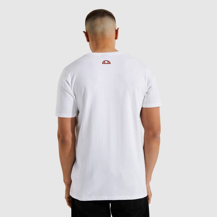 hombres camiseta cibernética inadaptados ropa Ellesse blanco PZZNT480