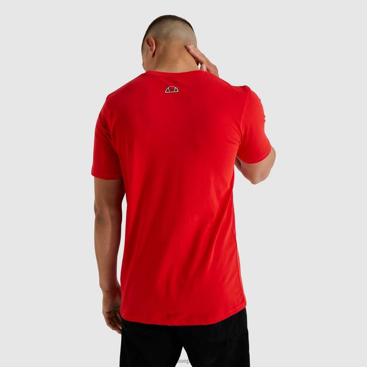 hombres camiseta cibernética inadaptados ropa Ellesse rojo PZZNT484