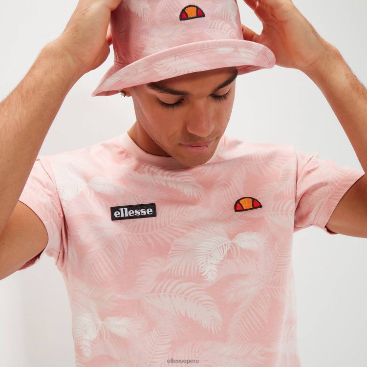 hombres camiseta cristia ropa Ellesse Rosa claro PZZNT339