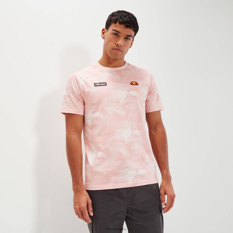 hombres camiseta cristia ropa Ellesse Rosa claro PZZNT339
