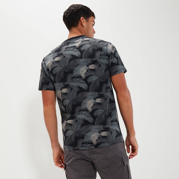 hombres camiseta cristia ropa Ellesse negro PZZNT340