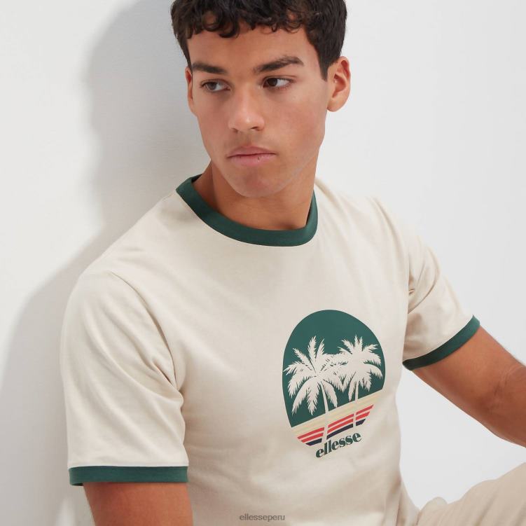 hombres camiseta darra ropa Ellesse beige PZZNT343