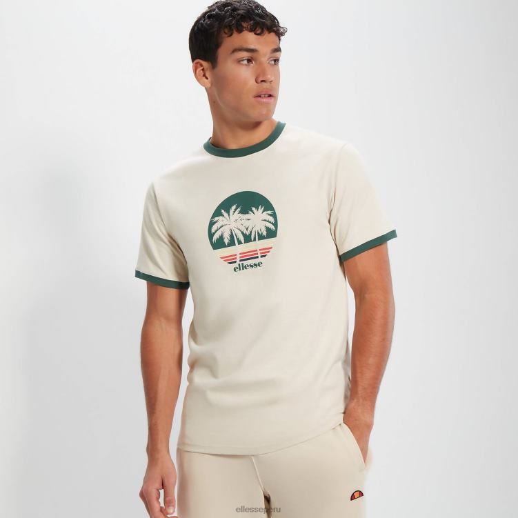 hombres camiseta darra ropa Ellesse beige PZZNT343