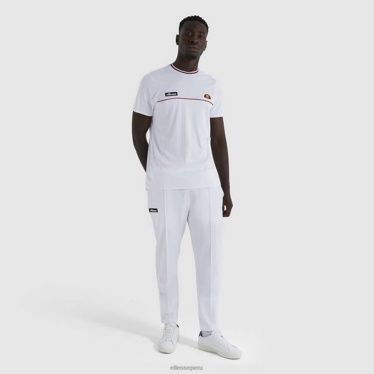 hombres camiseta de aarón ropa Ellesse blanco PZZNT479