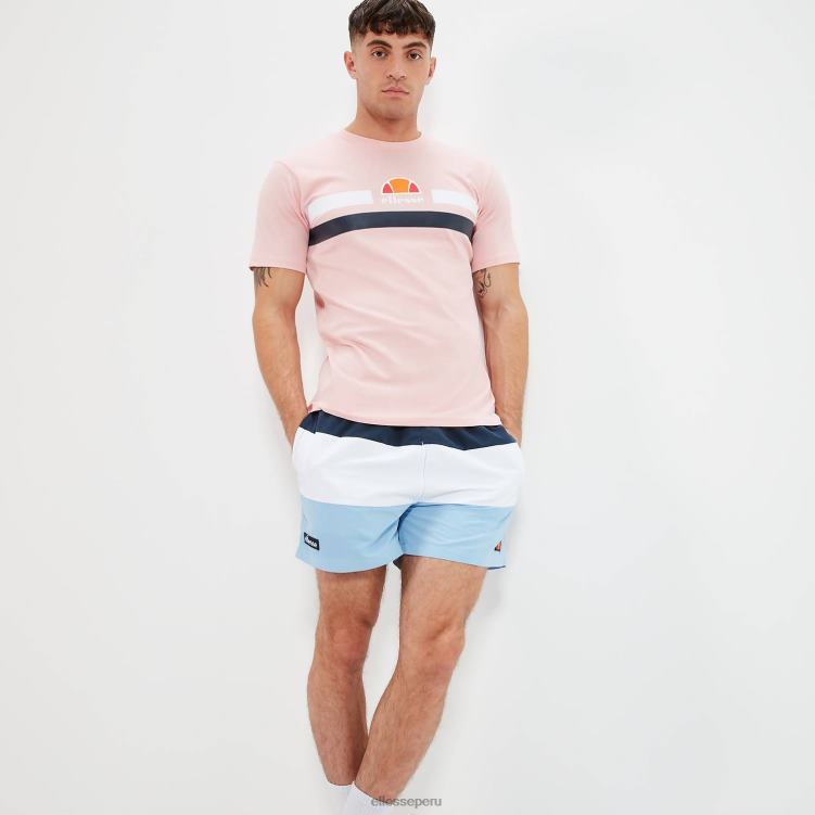 hombres camiseta de abril ropa Ellesse Rosa claro PZZNT370