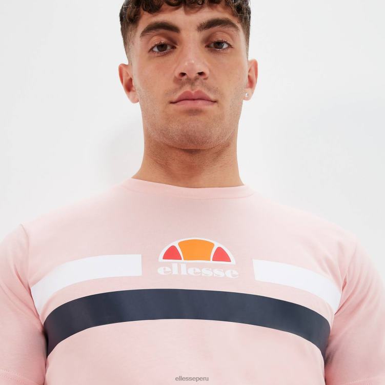 hombres camiseta de abril ropa Ellesse Rosa claro PZZNT370