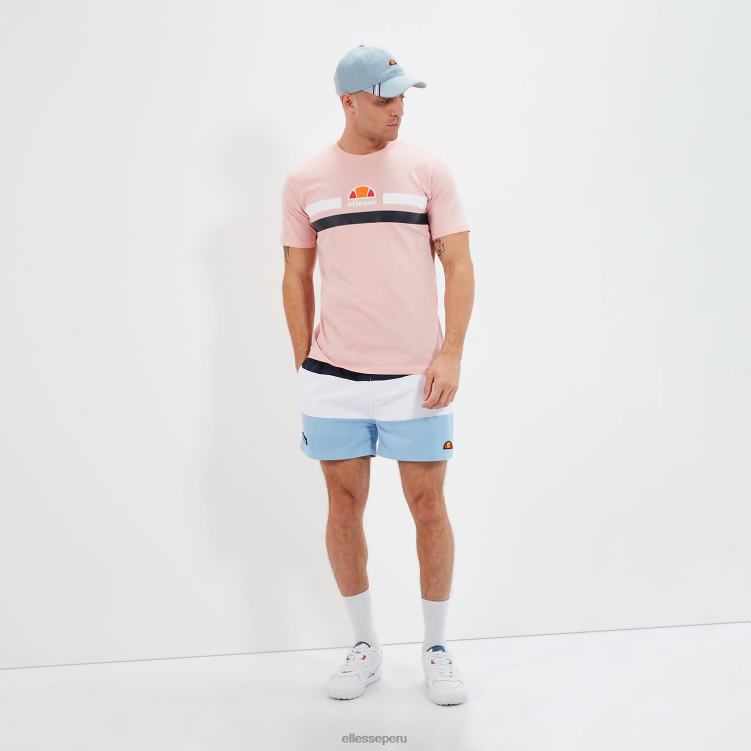 hombres camiseta de abril ropa Ellesse Rosa claro PZZNT370