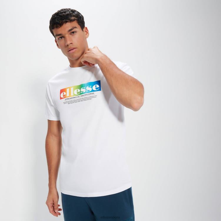 hombres camiseta de allegrio ropa Ellesse blanco PZZNT357
