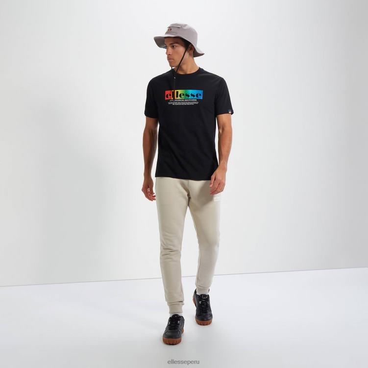 hombres camiseta de allegrio ropa Ellesse negro PZZNT358