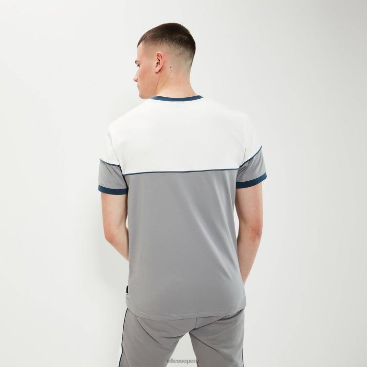 hombres camiseta de cabaña ropa Ellesse gris PZZNT359
