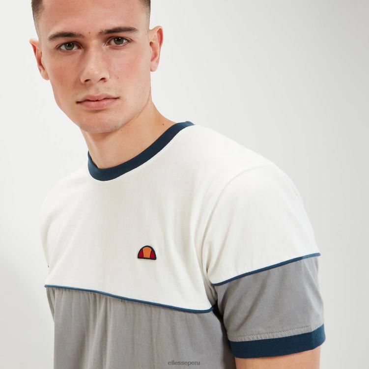 hombres camiseta de cabaña ropa Ellesse gris PZZNT359