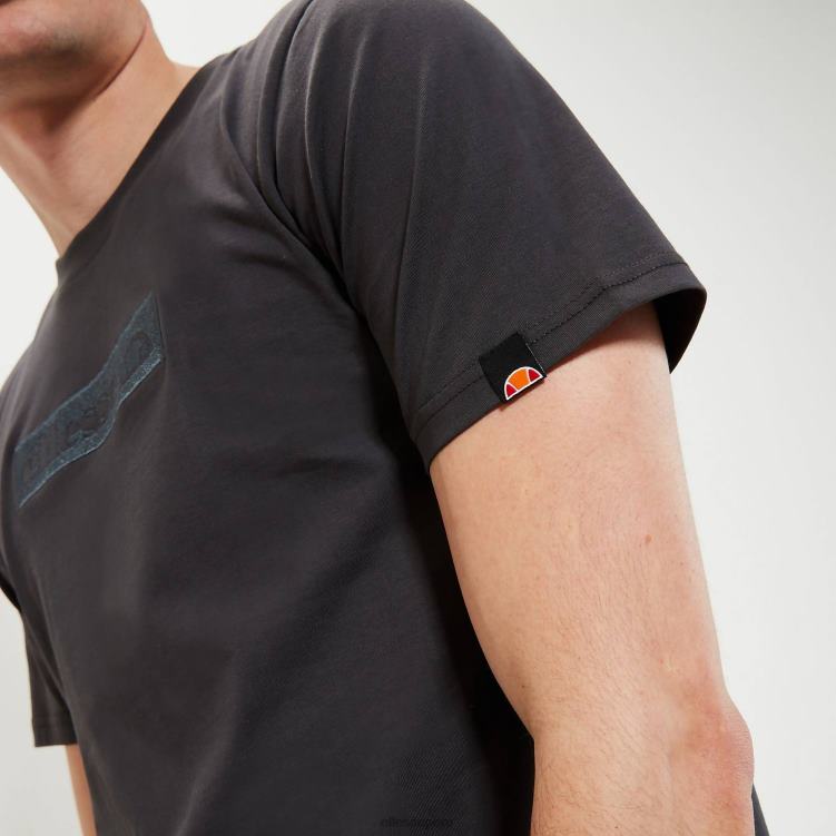 hombres camiseta de carpinona ropa Ellesse negro PZZNT374
