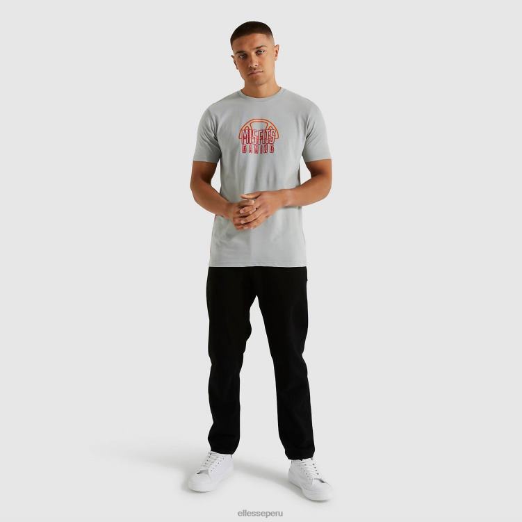 hombres camiseta de inadaptados menores ropa Ellesse gris PZZNT483