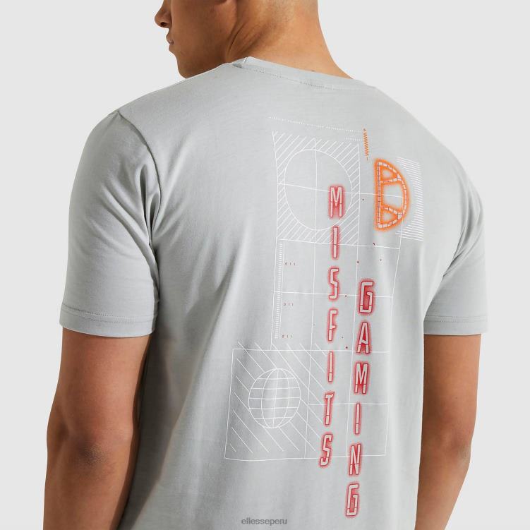 hombres camiseta de inadaptados menores ropa Ellesse gris PZZNT483