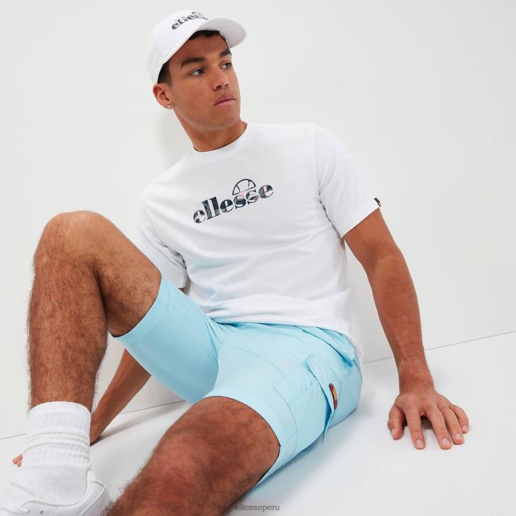 hombres camiseta de vana ropa Ellesse blanco PZZNT338