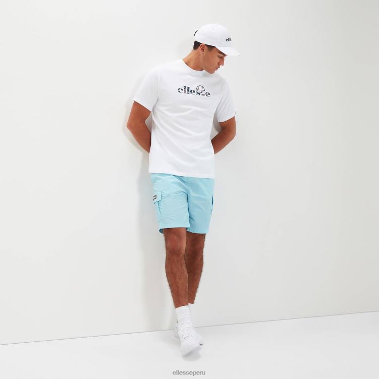 hombres camiseta de vana ropa Ellesse blanco PZZNT338