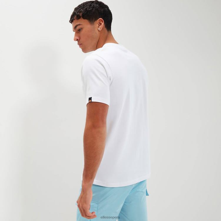 hombres camiseta de vana ropa Ellesse blanco PZZNT338