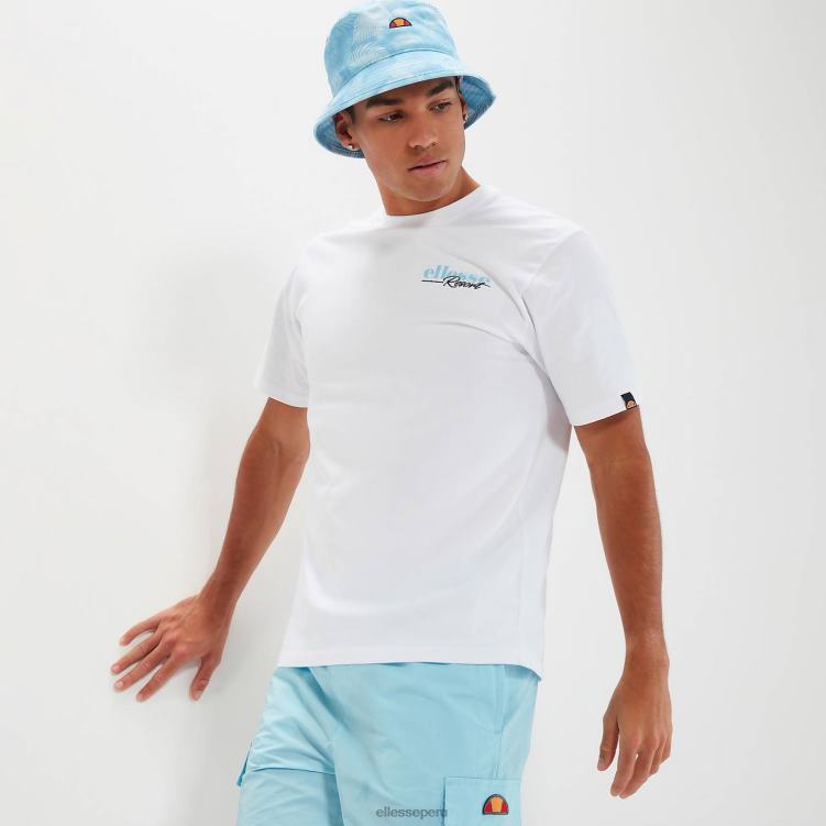 hombres camiseta drevino ropa Ellesse blanco PZZNT336