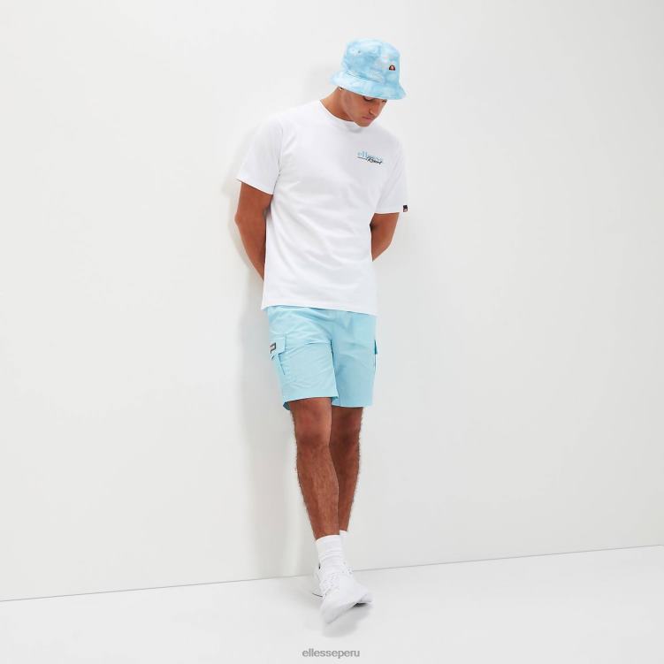hombres camiseta drevino ropa Ellesse blanco PZZNT336