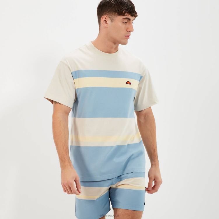 hombres camiseta junos ropa Ellesse beige/azul PZZNT345