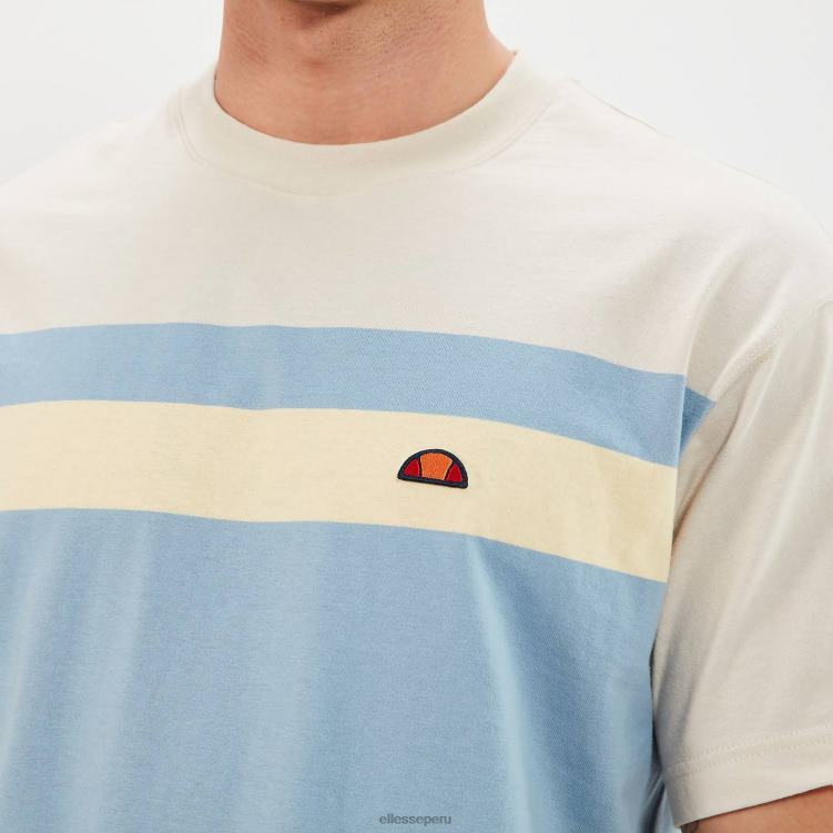 hombres camiseta junos ropa Ellesse beige/azul PZZNT345