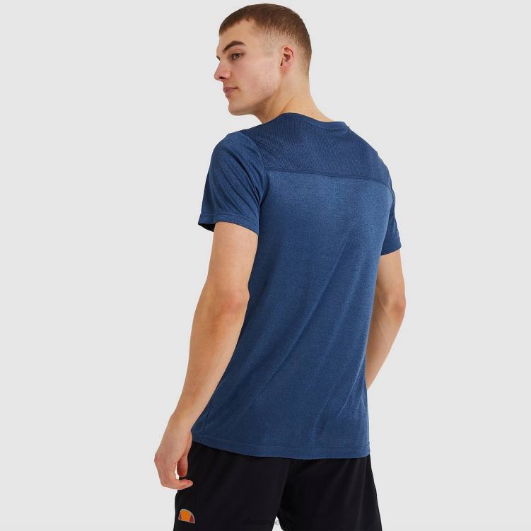hombres camiseta malbe ropa Ellesse marga azul marino PZZNT407