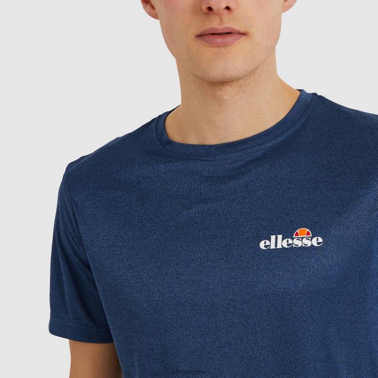 hombres camiseta malbe ropa Ellesse marga azul marino PZZNT407
