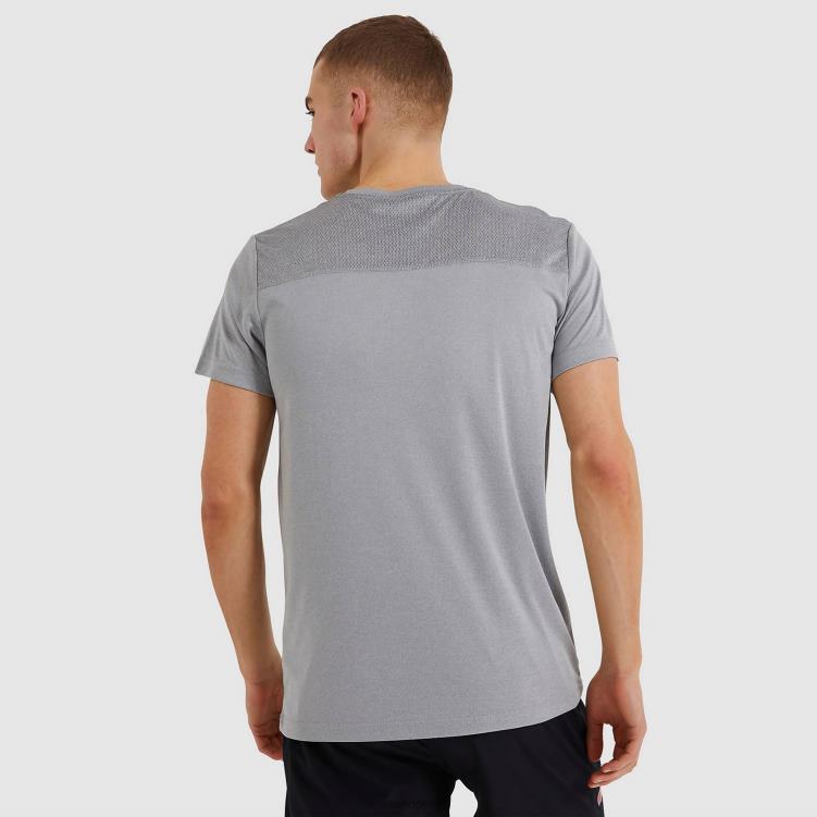 hombres camiseta malbe ropa Ellesse marga gris PZZNT405