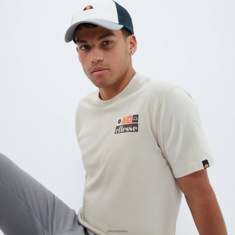 hombres camiseta mestière ropa Ellesse beige PZZNT396