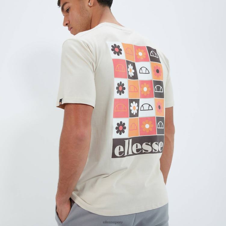 hombres camiseta mestière ropa Ellesse beige PZZNT396