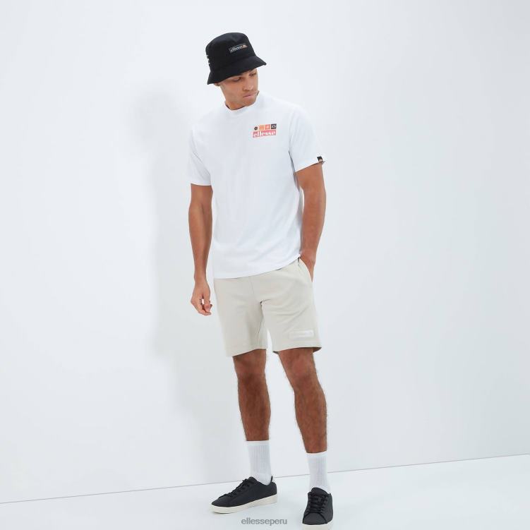 hombres camiseta mestière ropa Ellesse blanco PZZNT394