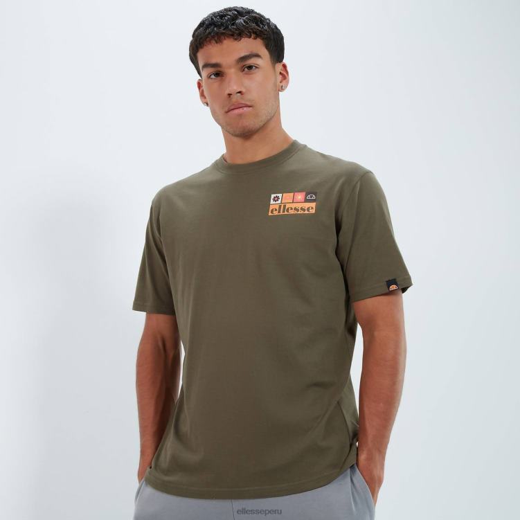 hombres camiseta mestière ropa Ellesse caqui PZZNT395
