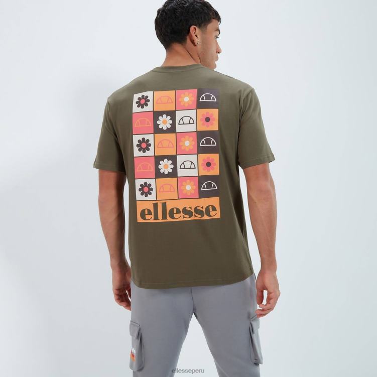 hombres camiseta mestière ropa Ellesse caqui PZZNT395