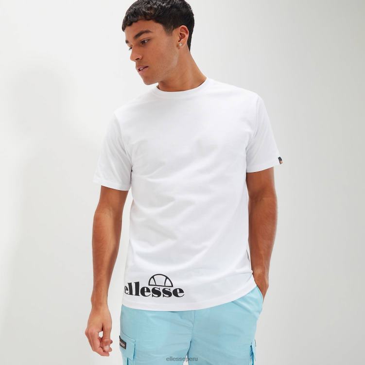 hombres camiseta serana ropa Ellesse blanco PZZNT334