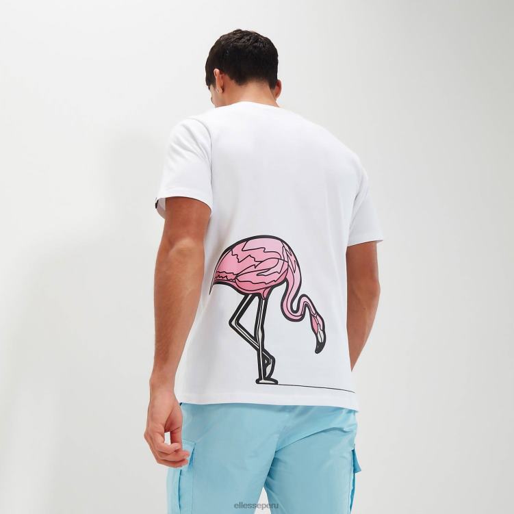 hombres camiseta serana ropa Ellesse blanco PZZNT334