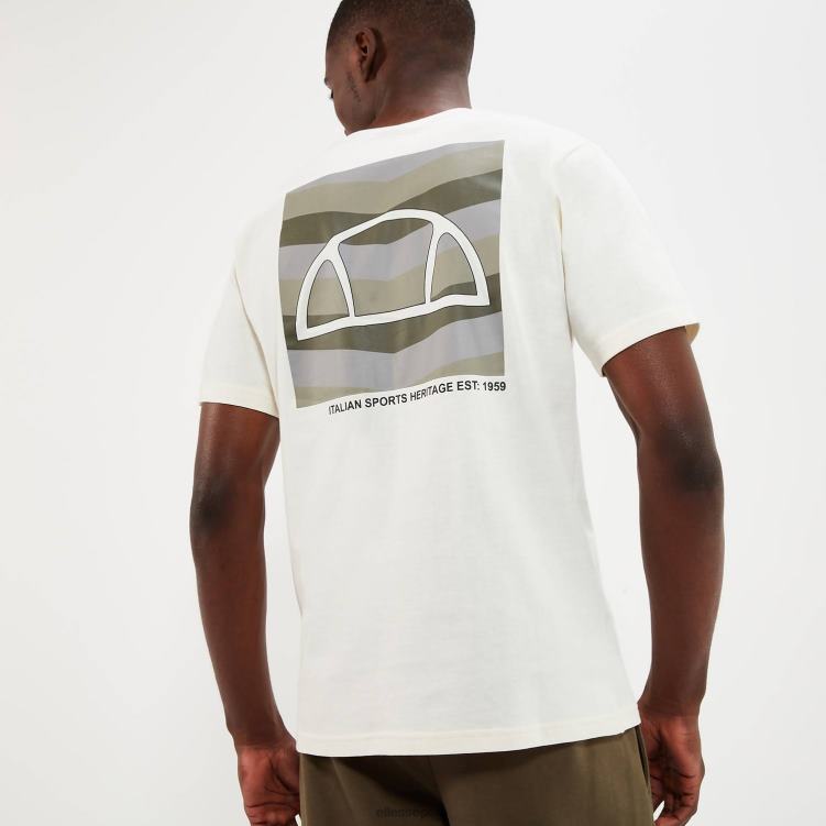 hombres camiseta sestra ropa Ellesse blanquecino PZZNT360