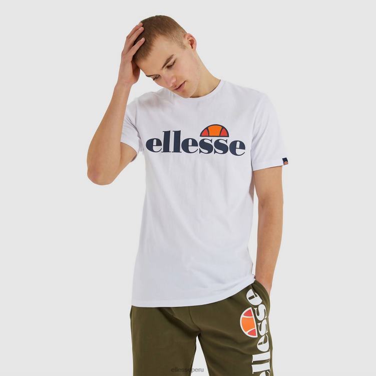 hombres camiseta sl prado ropa Ellesse blanco PZZNT368