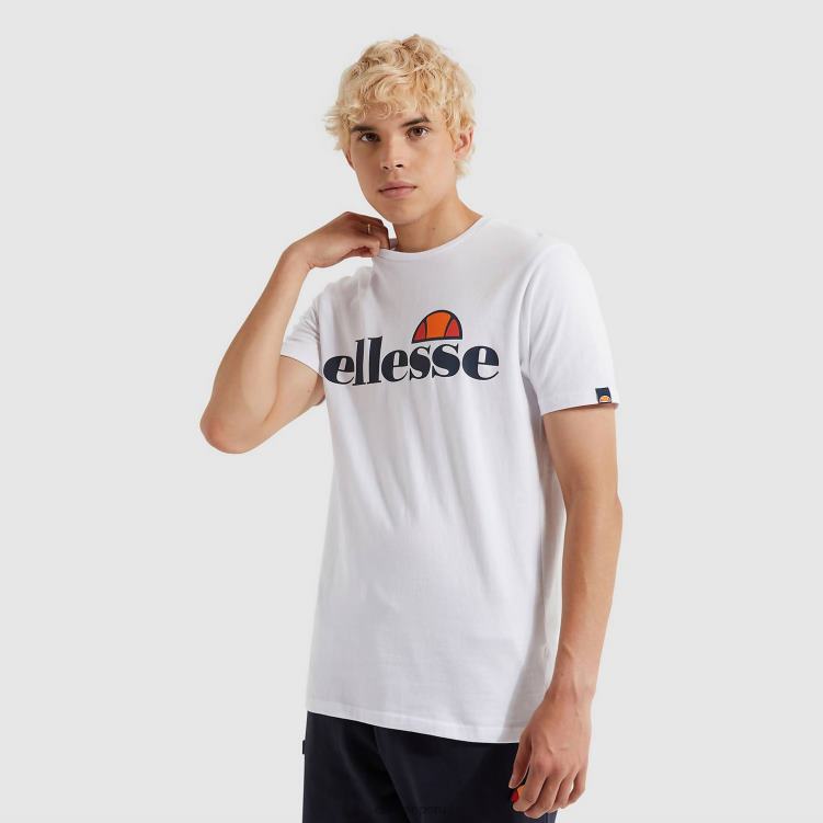 hombres camiseta sl prado ropa Ellesse blanco PZZNT368