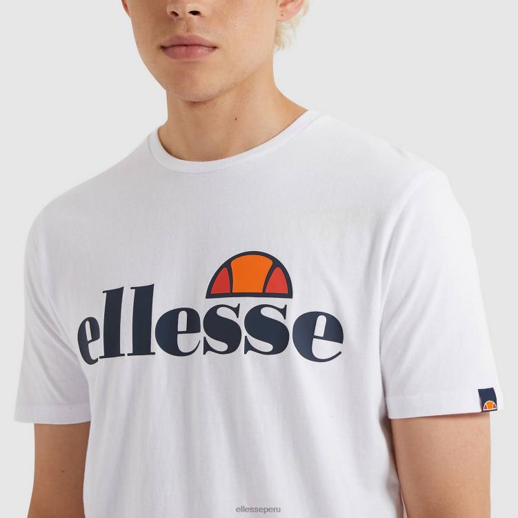 hombres camiseta sl prado ropa Ellesse blanco PZZNT368
