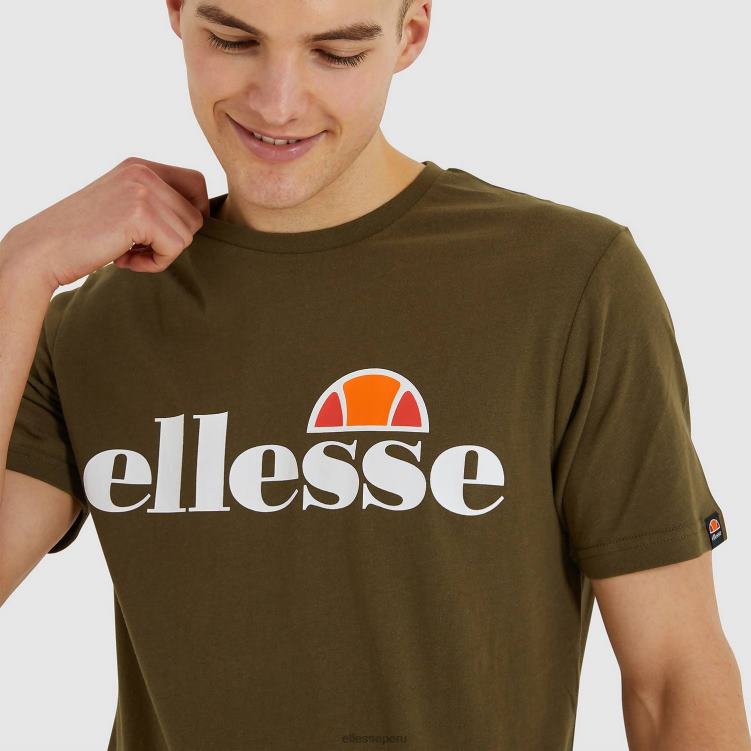 hombres camiseta sl prado ropa Ellesse caqui PZZNT366