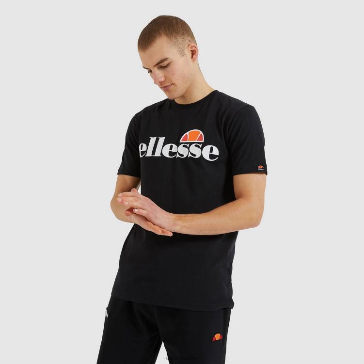 hombres camiseta sl prado ropa Ellesse negro PZZNT364
