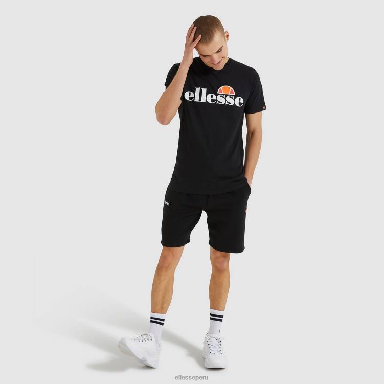 hombres camiseta sl prado ropa Ellesse negro PZZNT364