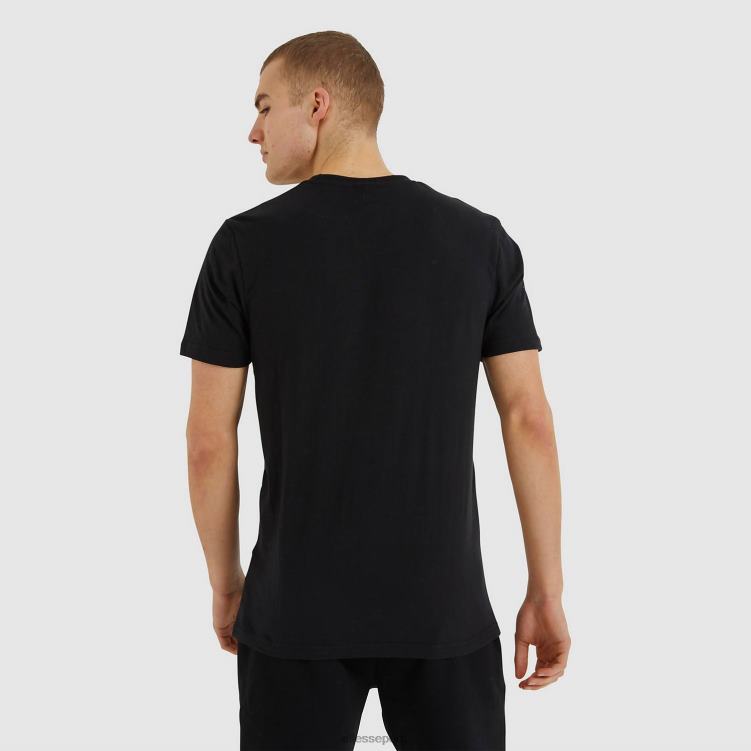 hombres camiseta sl prado ropa Ellesse negro PZZNT364