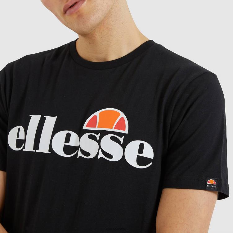 hombres camiseta sl prado ropa Ellesse negro PZZNT364