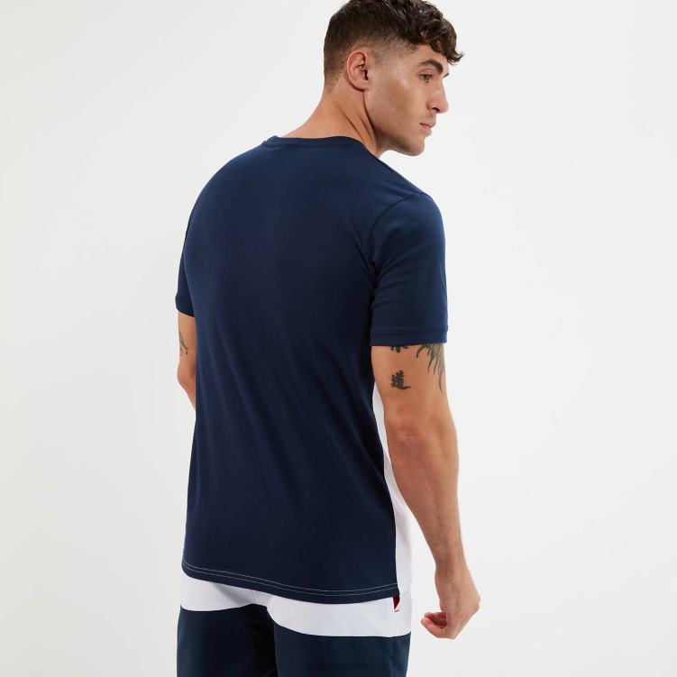 hombres camiseta venire ropa Ellesse azul marino/rojo/blanco PZZNT401