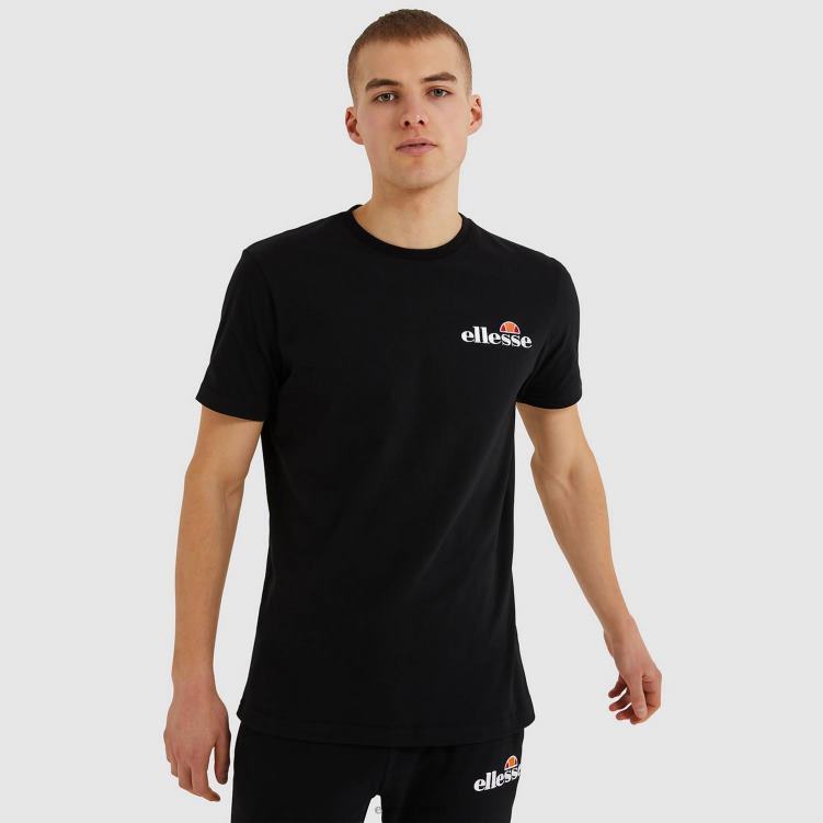 hombres camiseta vudú ropa Ellesse negro PZZNT385