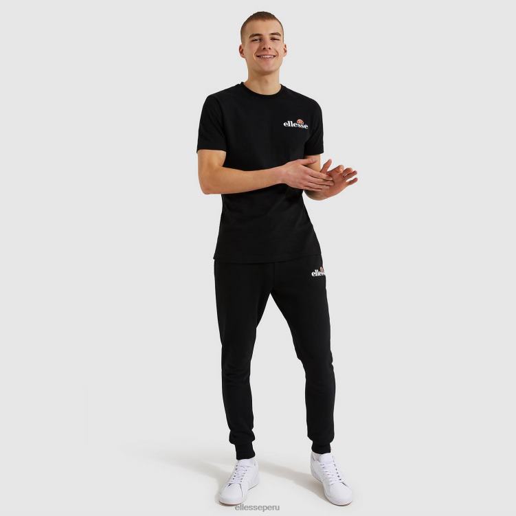hombres camiseta vudú ropa Ellesse negro PZZNT385