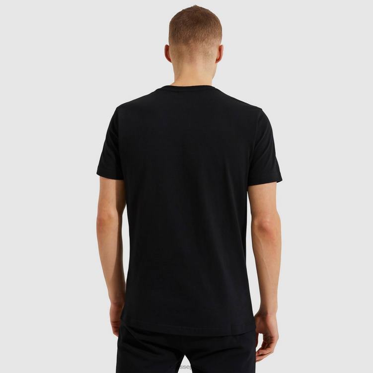 hombres camiseta vudú ropa Ellesse negro PZZNT385
